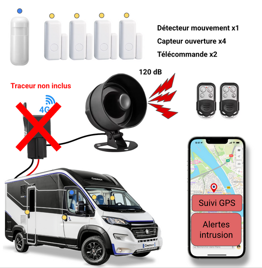 Alarme Connectée: Ultim' Camper (Traceur non inclus)