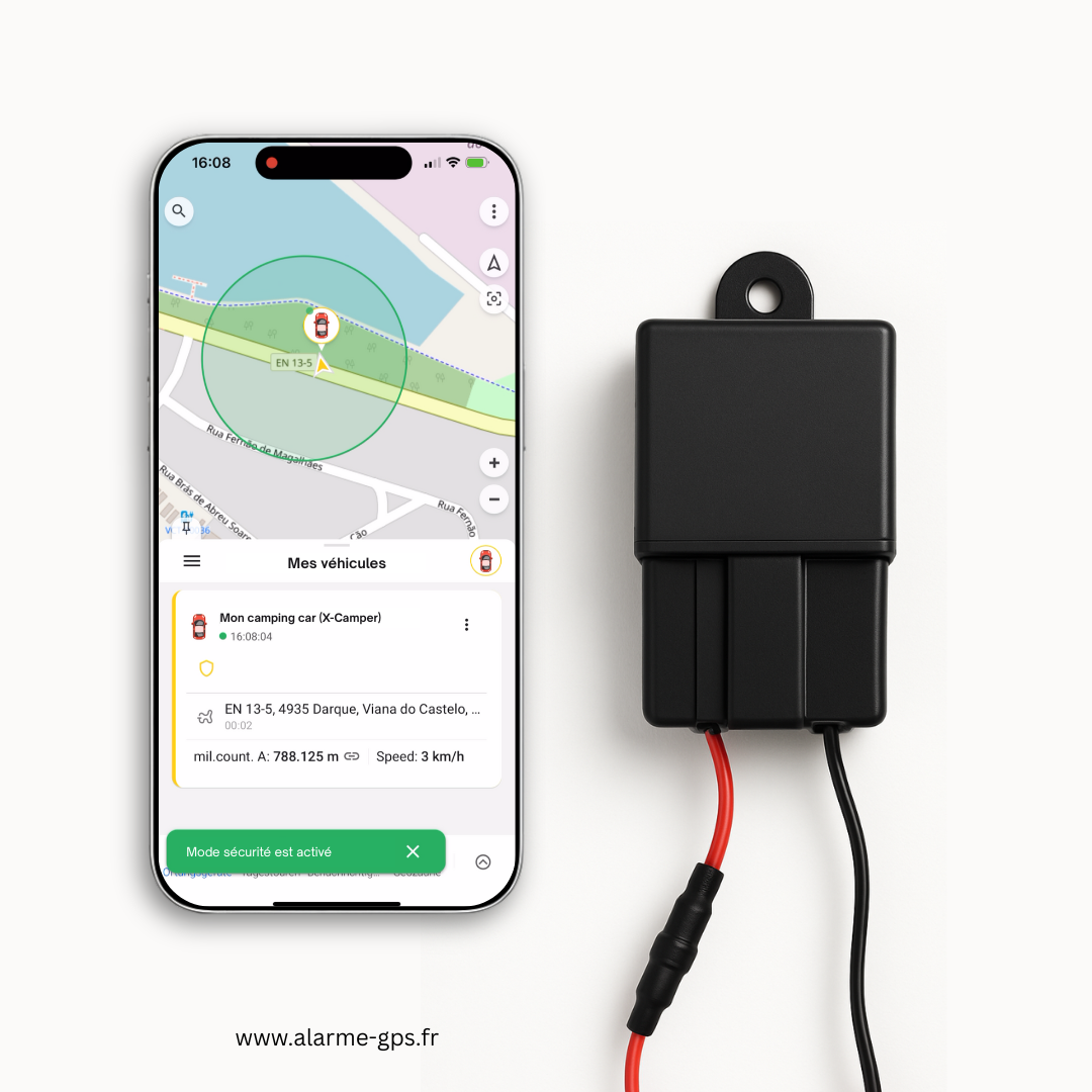 X-CAMPER – Traceur GPS camping-car sans abonnement