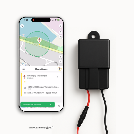 X-CAMPER – Traceur GPS camping-car sans abonnement