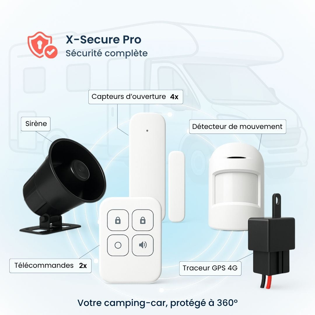 X-Secure Pro - Alarme camping-car